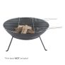 Metal BBQ Grill for Fire Bowl with Handles