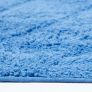 Luxury Two Piece Cotton Cobalt Blue Bath Mat Set