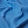 Cotton Rajput Ribbed Blue Throw, 255 x 360 cm