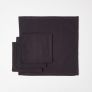 Black Cotton Fabric 4 Napkins Set