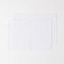 Cotton Plain White Pack of 2 Placemats