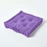 Cotton Purple Floor Cushion