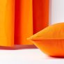 Cotton Plain Orange Cushion Cover