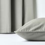 Cotton Plain Grey Cushion Cover