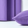 Cotton Plain Purple Cushion Cover