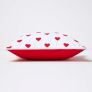 Cotton Red Hearts Cushion Cover