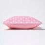 Cotton Pink Polka Dots Cushion Cover 