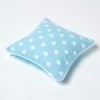 Cotton Blue Stars Cushion Cover