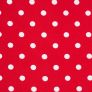 Pure Cotton Red Polka Dots Fabric 150cm Wide