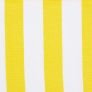 Thick Yellow Stripe Ready Made Eyelet Curtain Pair