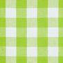 Cotton Green Block Check Gingham Ready Made Eyelet Curtains