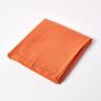 Plain cotton Burnt Orange Tablecloth