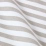 Cotton Thin Stripe Grey White Kitchen Linen