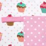 Pink Cupcake Cotton Apron