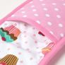 Cotton Cupcakes Pink Blue Double Oven Glove