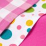 Multi Colour Polka Dot Cotton Tea Towels Set Of Three