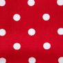 Cotton Polka Dot Red White Kitchen Linen