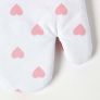Red Hearts Cotton Oven Glove