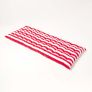 Red Stripe Bench Cushion
