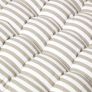 Grey Stripe Bench Cushion