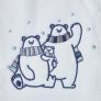 Cotton Polar Bear Christmas Tea Towel
