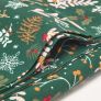 Festive Forest 100% Cotton Green Christmas Tablecloth