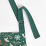Festive Forest Green Christmas Apron