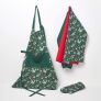 Festive Forest Green Christmas Apron