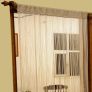 Polyester Beige String Curtain