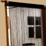 Polyester Black String Curtain