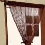 Polyester Chocolate String Curtain