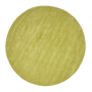Hand Tufted Plain Cotton Green Large Round Rug