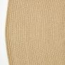 Linen Handmade Woven Braided Round Rug, 150 cm