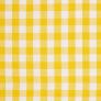Cotton Gingham Check Yellow Ready Made Eyelet Curtains