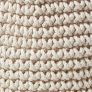 Natural Cotton Knitted Round Storage Basket