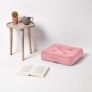 Pink Rajput Ribbed Cotton Floor Cushion