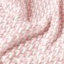Pastel Pink Mora Faux Fur Velvet Throw