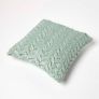 Grace Pleated Green Velvet Cushion