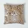 Leopard Print Velvet Filled Cushion 46 x 46 cm