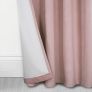 Thermal 100% Blackout Pink Velvet Curtains