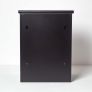 Medium Front Access Black Smart Parcel Box