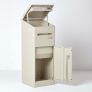 Extra-Large Slanted Top Front Access Cream Smart Parcel Box
