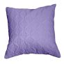 Ultrasonic Mauve Quilted Embossed Cushion Cover