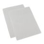 White Brushed Cotton Fitted Pram Sheet Pair 100% Cotton, 30 x 73 cm