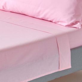 Pink Egyptian Cotton Flat Sheet 200 Thread count