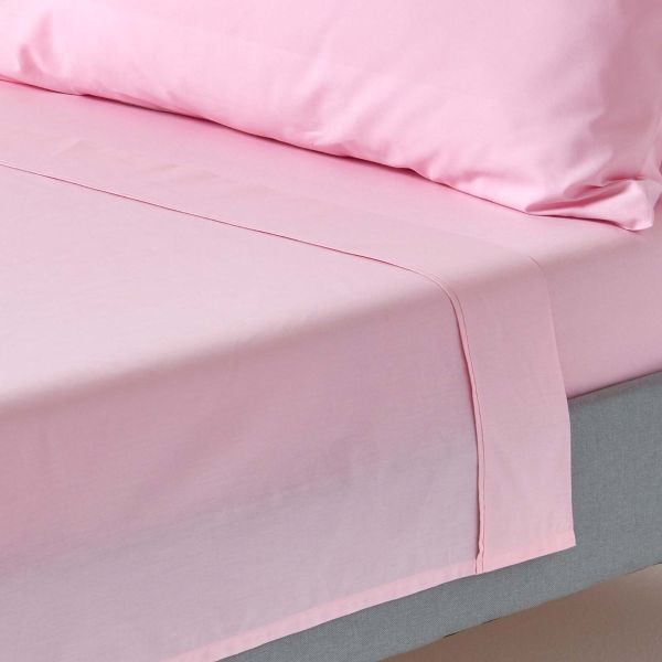 Pink Egyptian Cotton Flat Sheet 200 Thread count