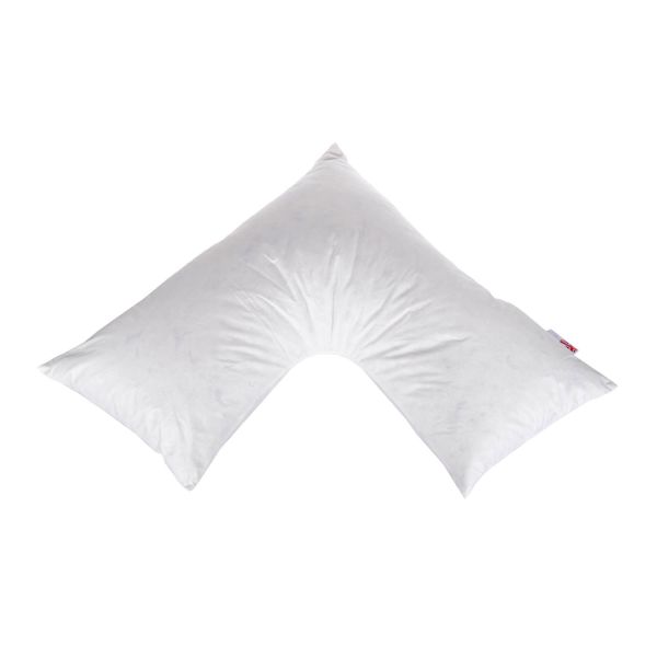 Orthopaedic V Shaped Pillow Duck Feather and Down
