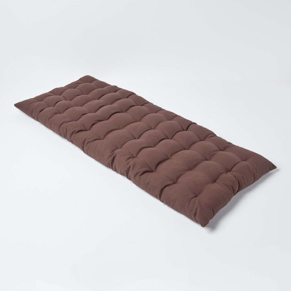 Chocolate Brown Bench Cushion