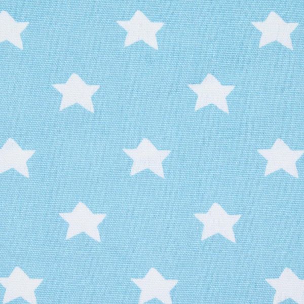 Pure Cotton Stars Blue Fabric 150cm Wide