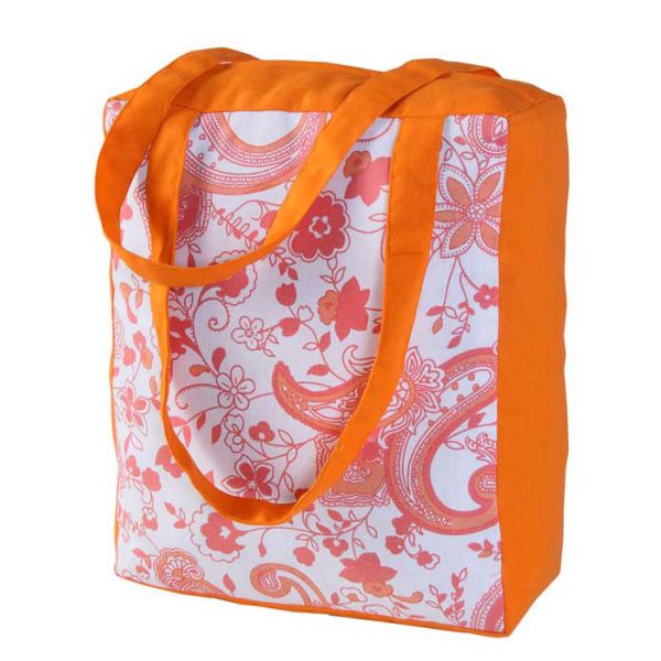 Cotton Pure Paisley Design Shopping/Shoulder Bag